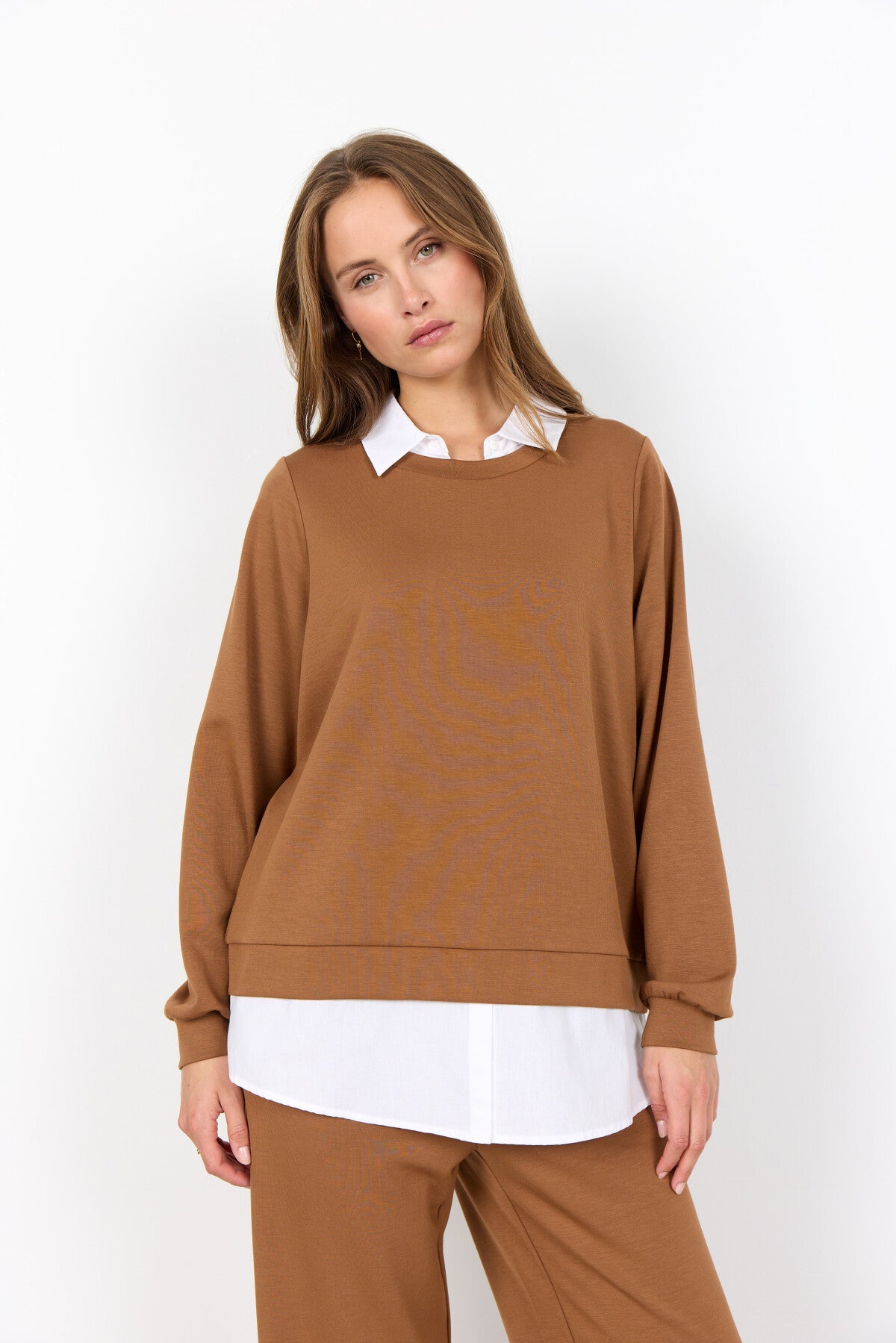 SC-BANU 271 Bluse Brun