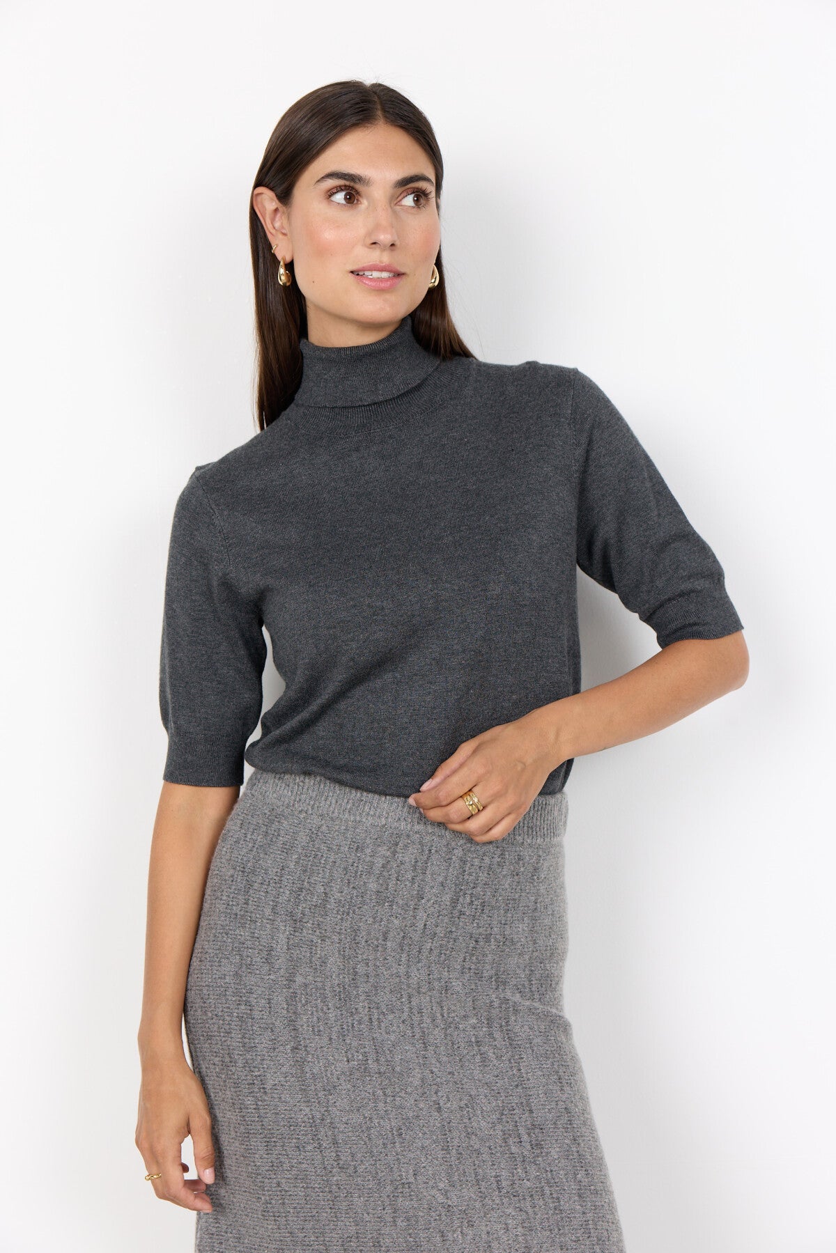 SC-DOLLIE 740 Pullover Mørk grå