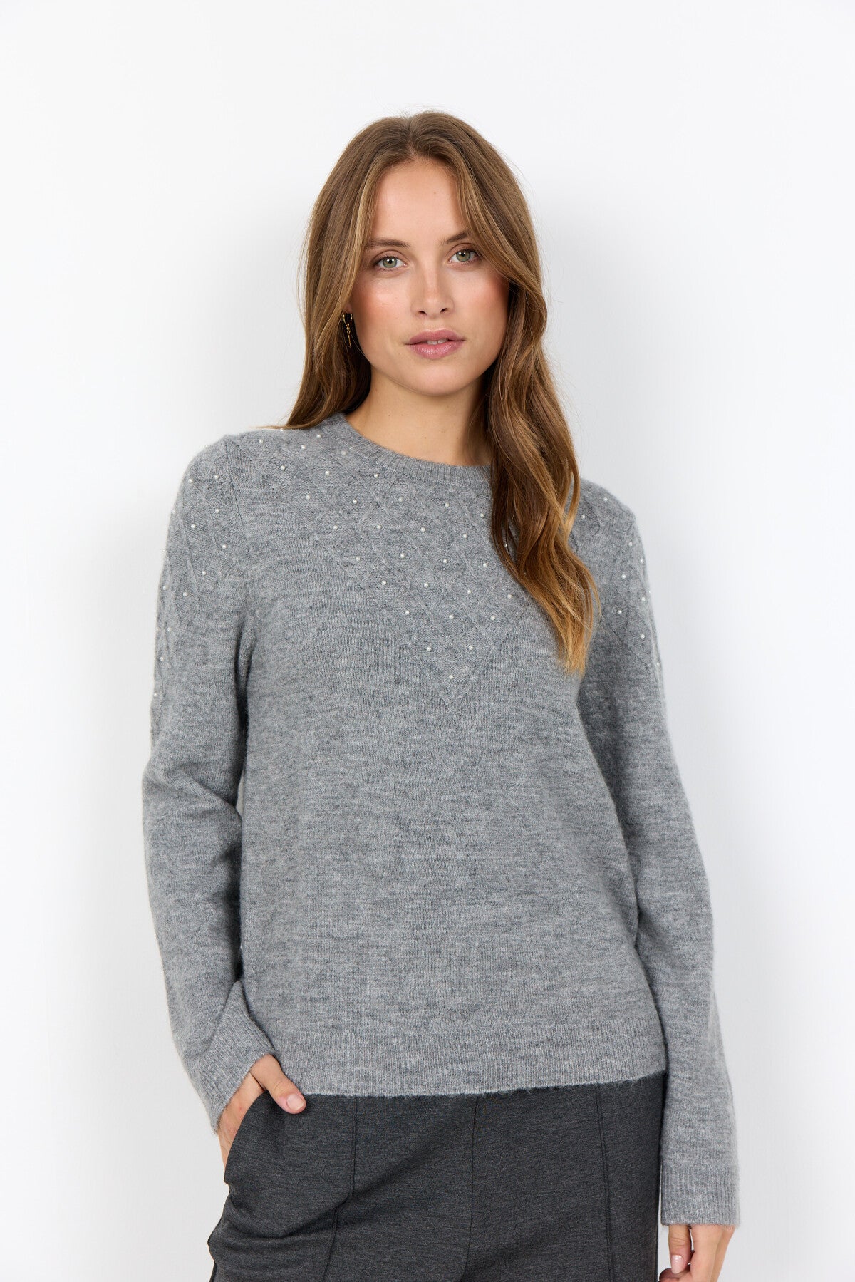 SC-NESSIE 73 Pullover Grå