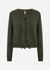 SC-DOLLIE 829 Cardigan Mørkegrøn