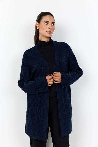 SC-AVALON 3 Cardigan Mørk blå