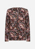 SC-FELICITY AOP 562 Bluse Rubin rød