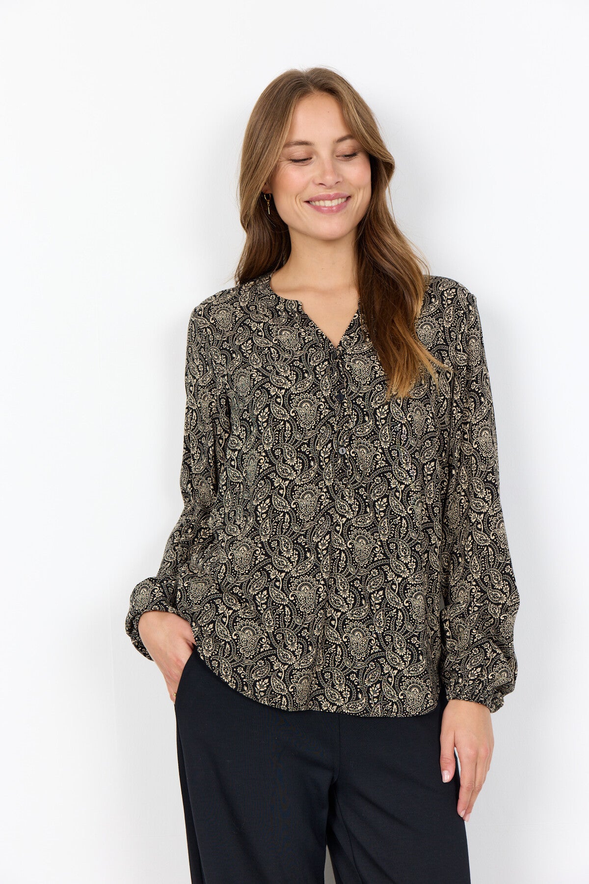 SC-ASTER 1 Bluse Sort