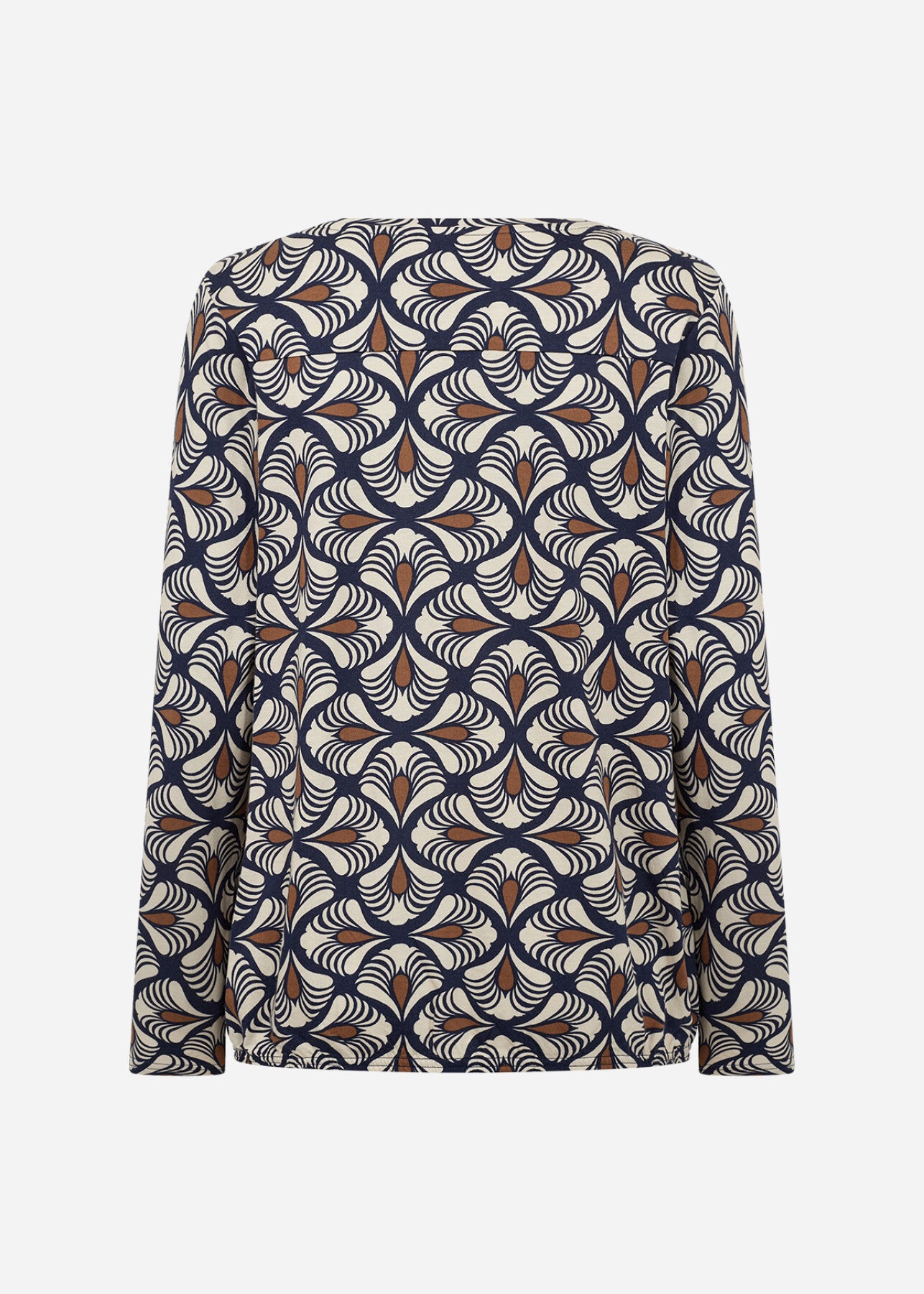 SC-FELICITY AOP 526 Bluse Mørk blå