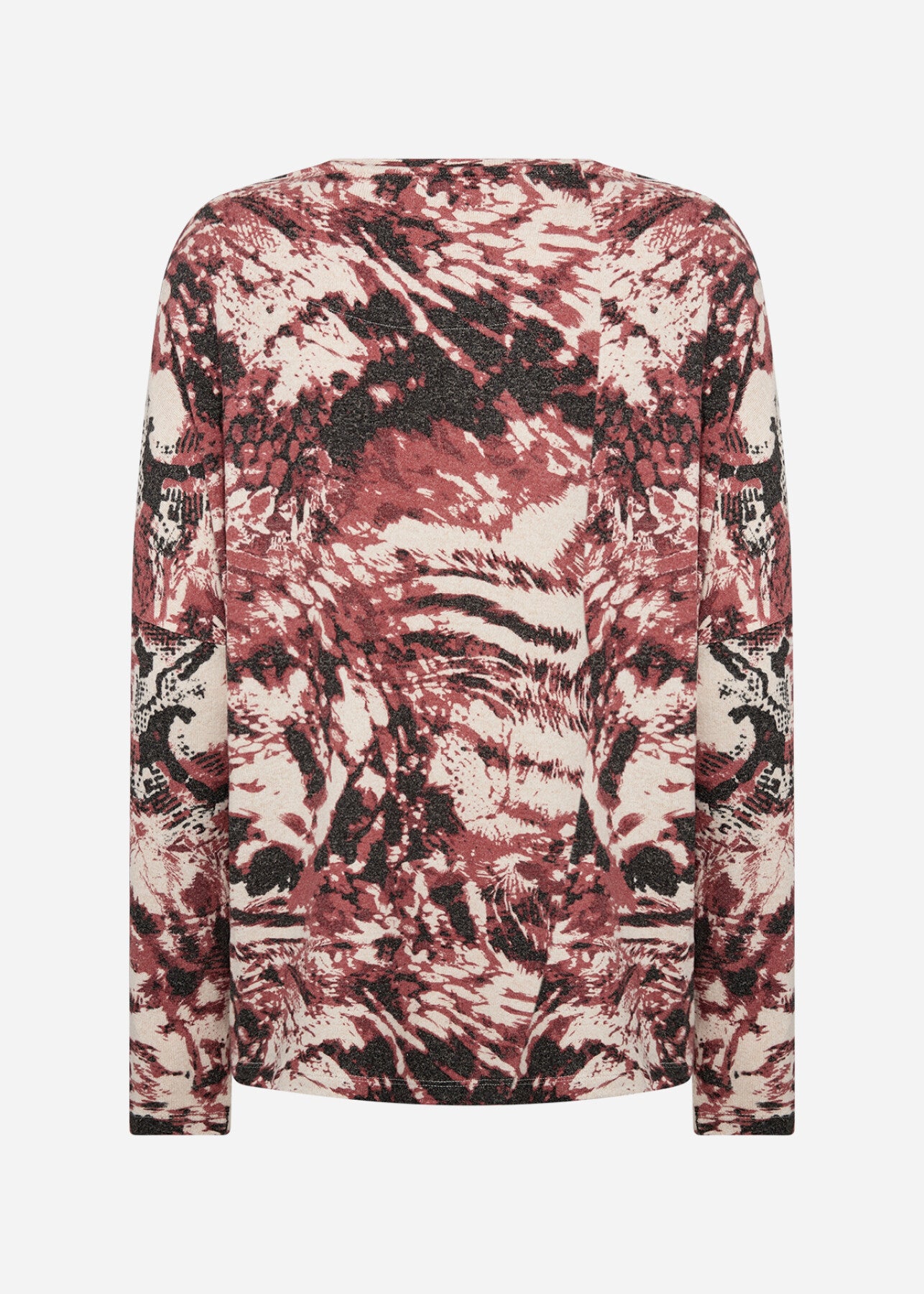 SC-BIARA AOP 141 Bluse Rust rød