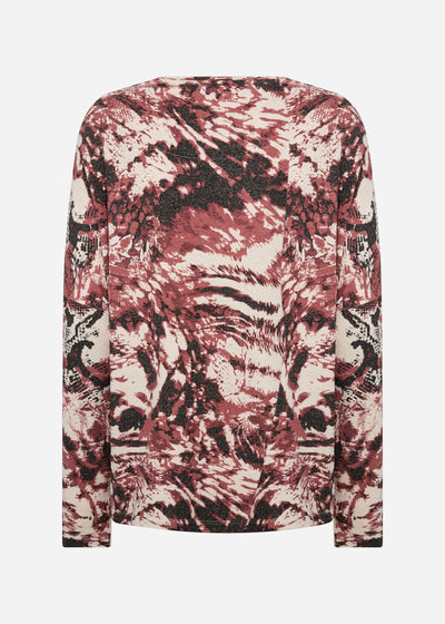 SC-BIARA AOP 141 Bluse Rust rød