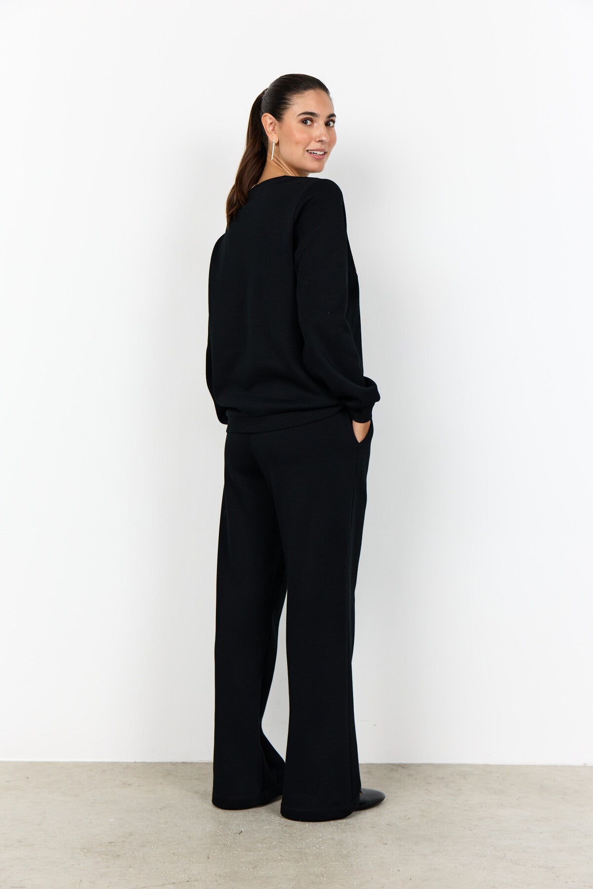 SC-ANGELIN 1 Sweatshirt Sort