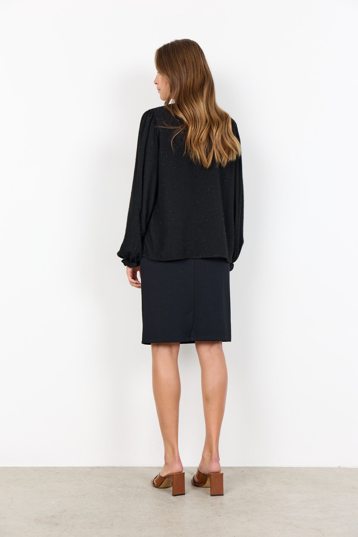 SC-ALINEA 1 Bluse Sort