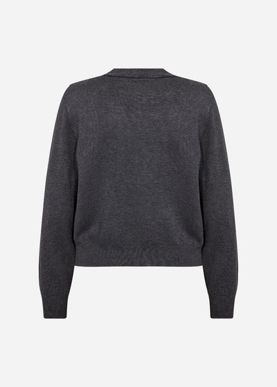 SC-DOLLIE 746 Cardigan Mørk grå