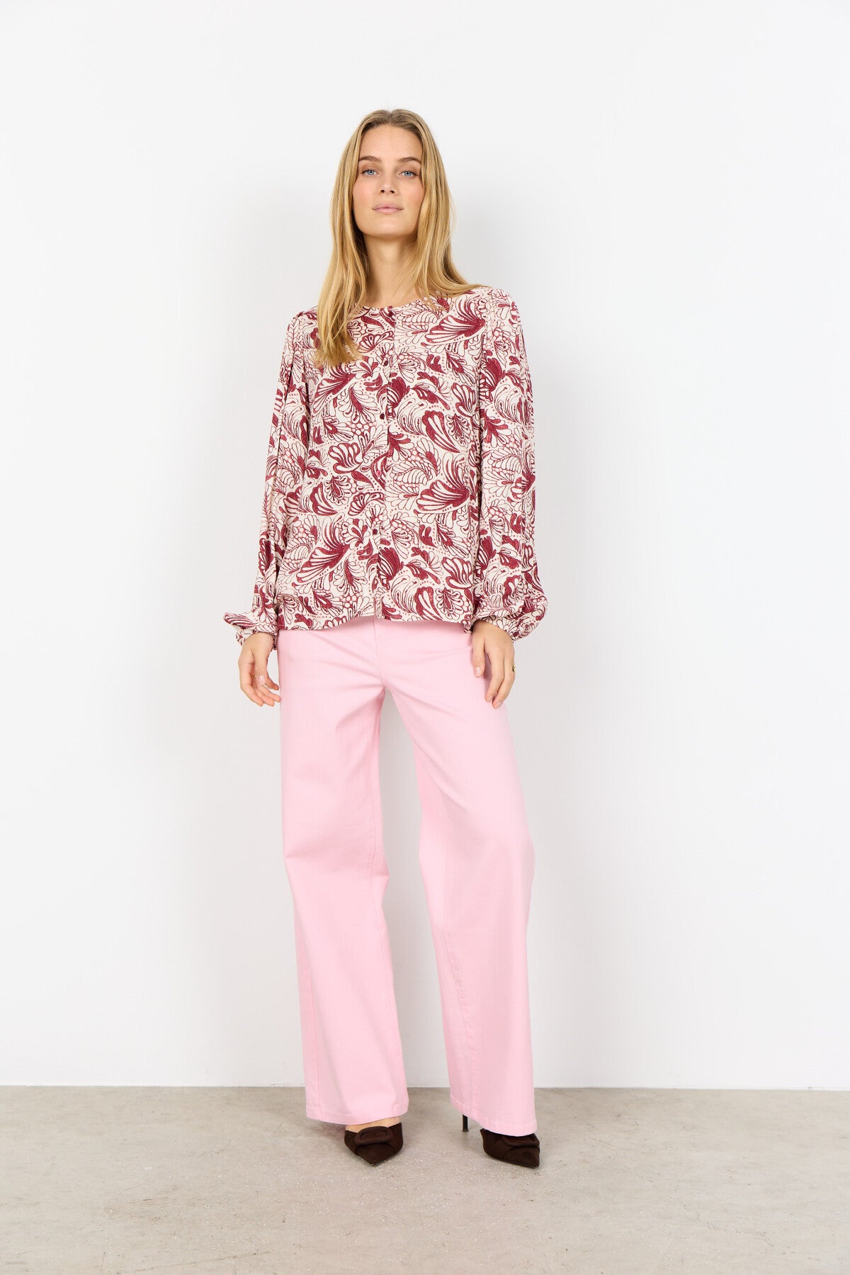 SC-BAYAN 1 Skjorte Rubin rød