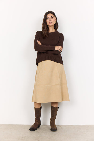 SC-VONNIE 1 Pullover Mørk brun