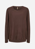 SC-BIARA 1 Bluse Mørk brun