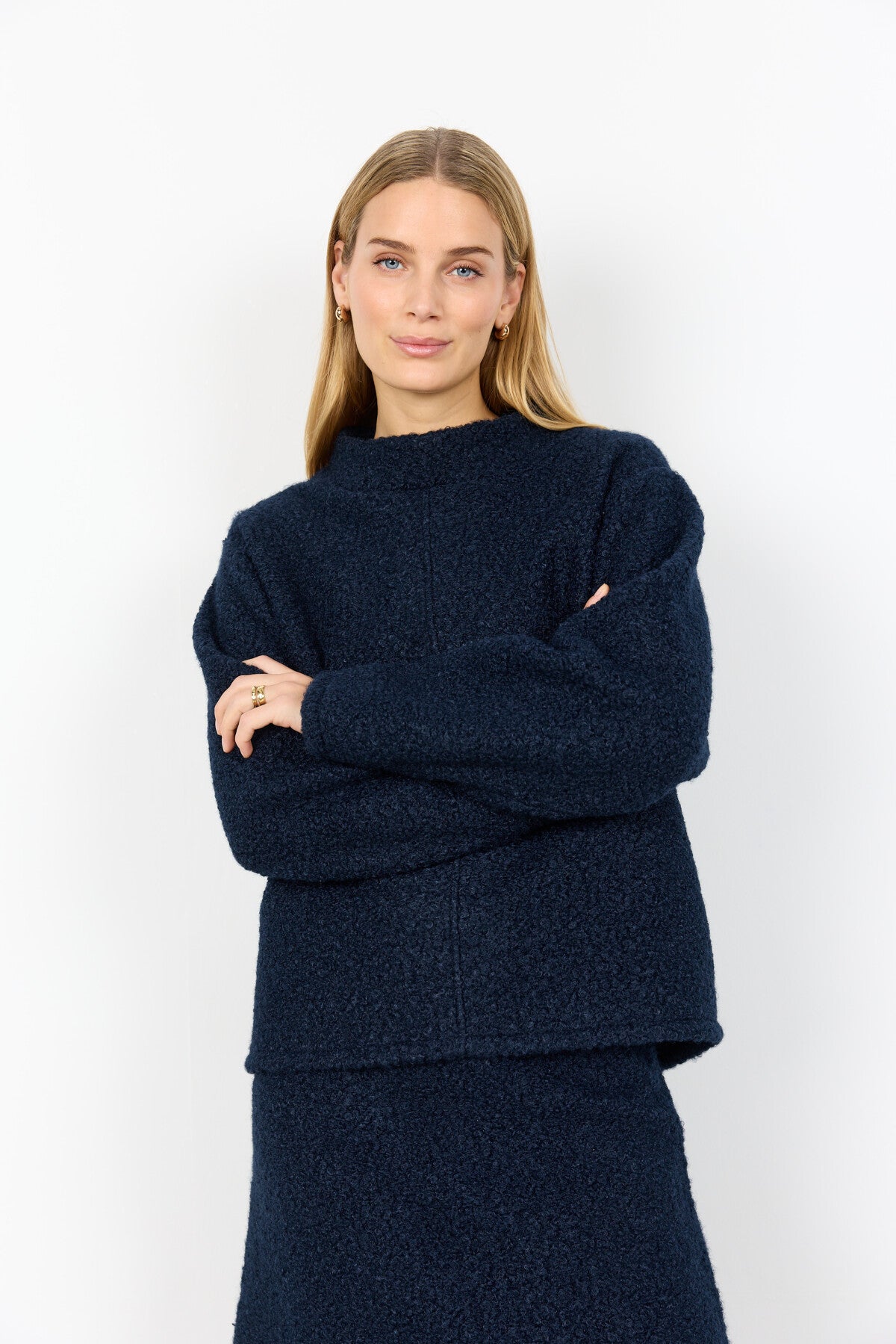 SC-SHAIMA 3 Bluse Navy