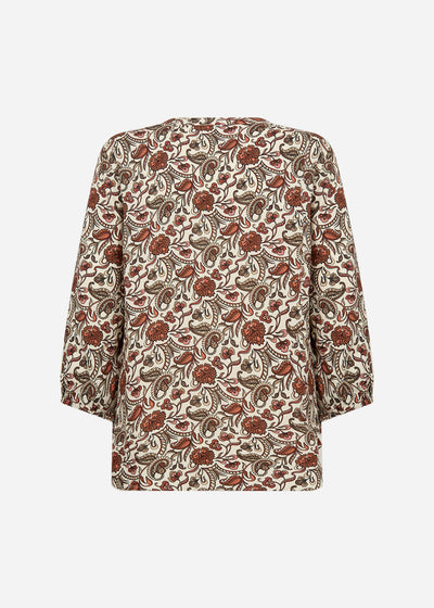 SC-SAMEA 2 Bluse Rust rød