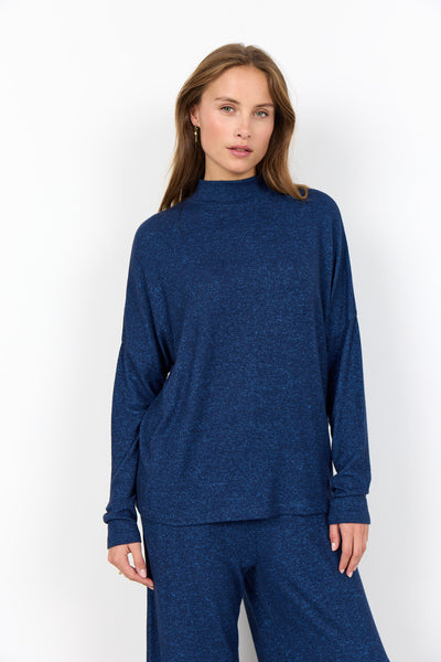 SC-BIARA 126 Bluse Mørk blå