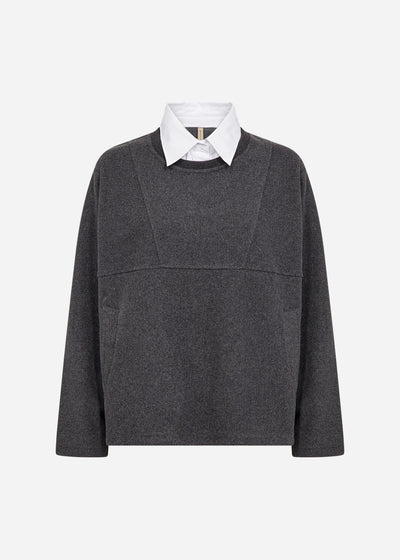 SC-VAGNA 6 Bluse Mørk grå