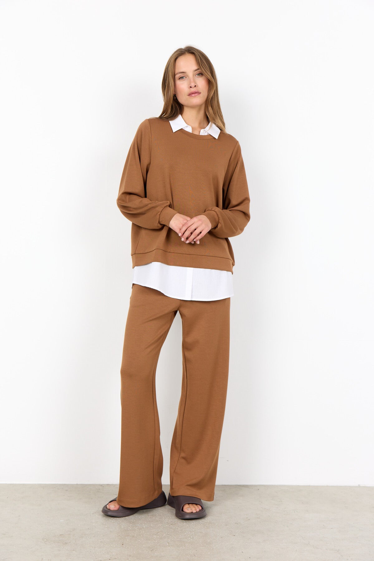 SC-BANU 271 Bluse Brun