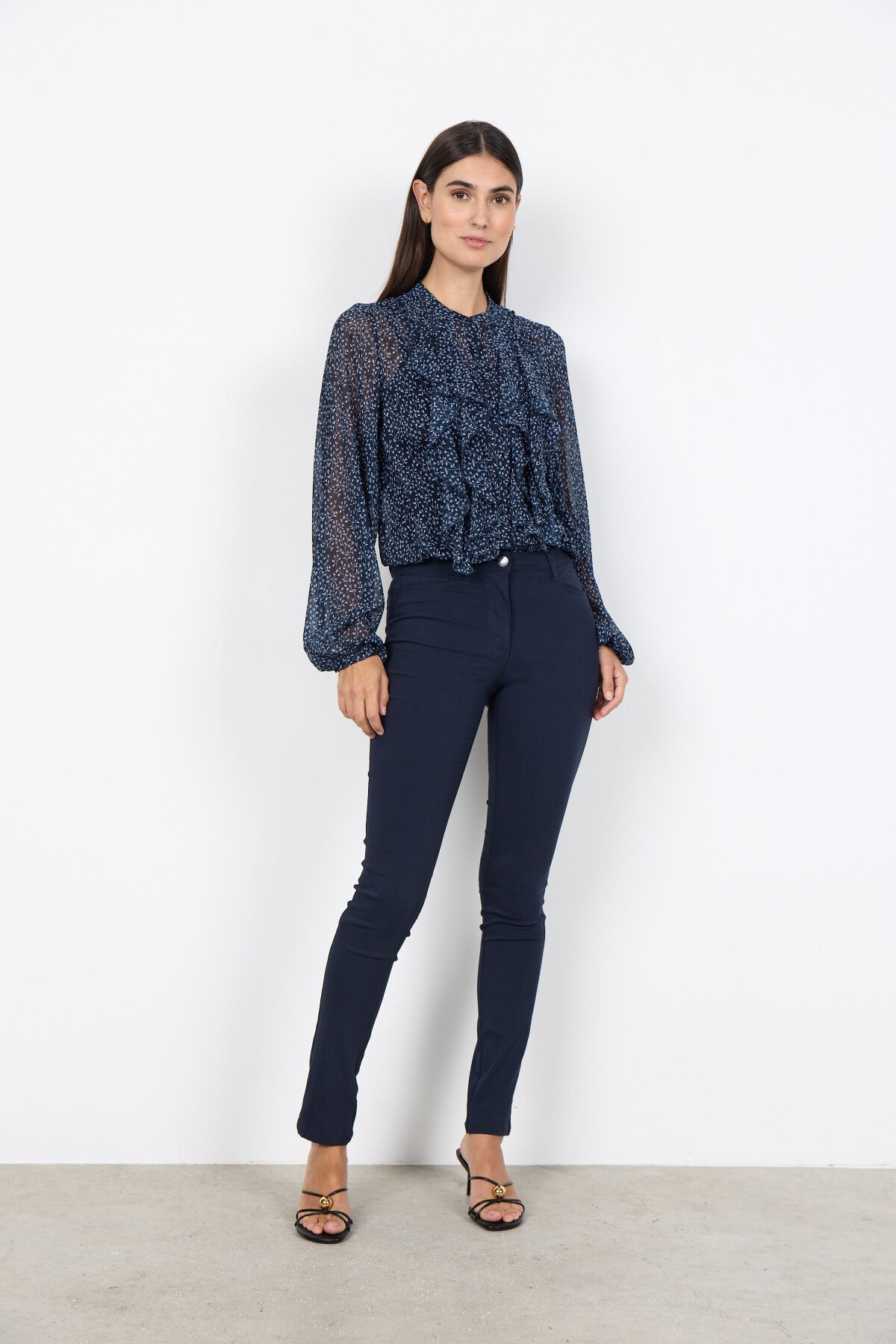 SC-BEBBIE 1 Skjorte Navy