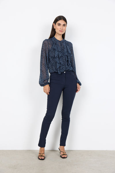 SC-BEBBIE 1 Skjorte Navy