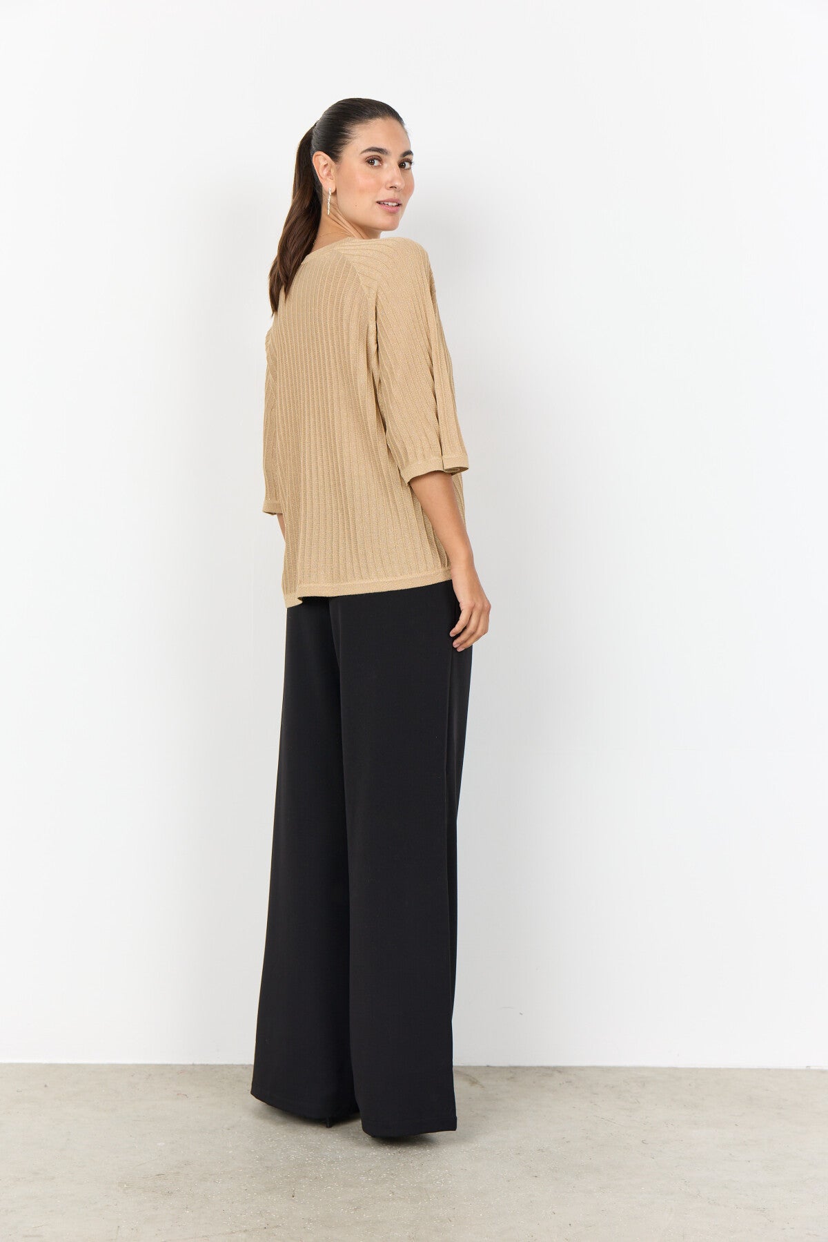 SC-VIOLETTA 4 Bluse Sand