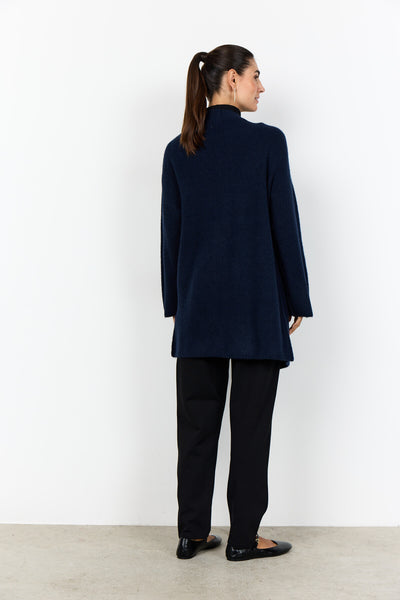 SC-AVALON 3 Cardigan Mørk blå