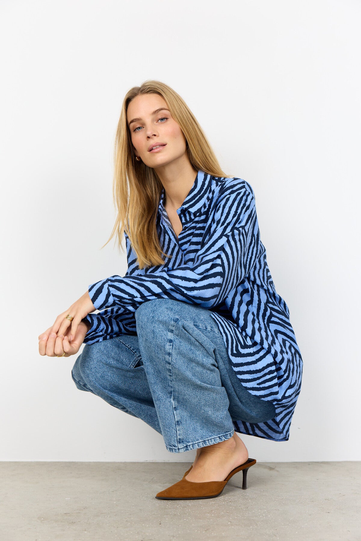 SC-BECCA 2 Skjorte Navy