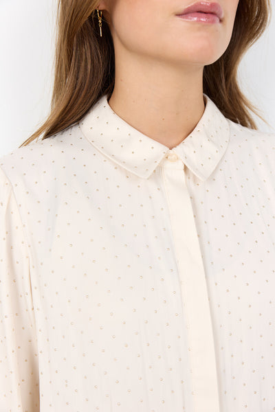 SC-ALAINE 2 Skjorte Creme