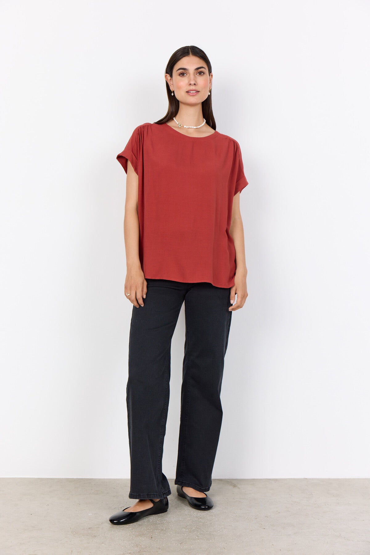 SC-RADIA 214 Bluse Rust rød