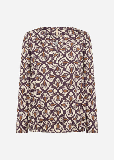 SC-FELICITY AOP 526 Bluse Lilla