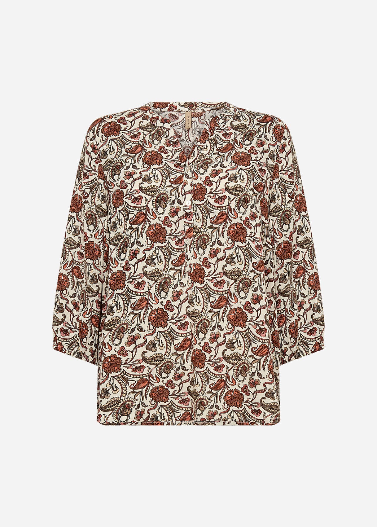 SC-SAMEA 2 Bluse Rust rød