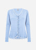 SC-CHANILLA 2 Cardigan Lyseblå