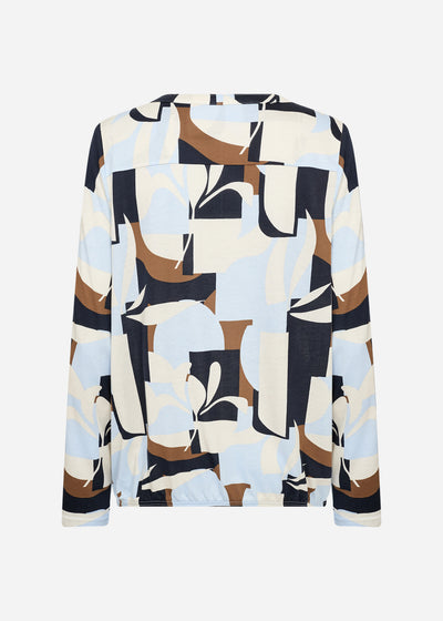 SC-FELICITY AOP 531 Bluse Lyseblå