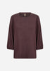 SC-BIARA 116 Bluse Mørk blomme