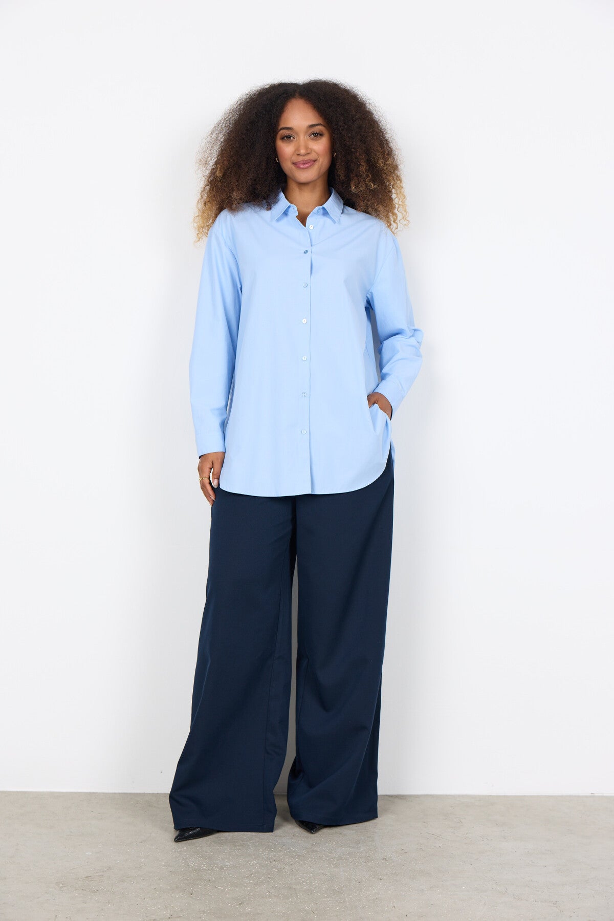 SC-NETTI 52 Skjorte Lyseblå