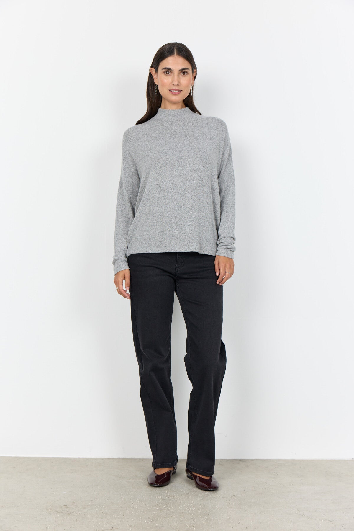 SC-BIARA 126 Bluse Grå