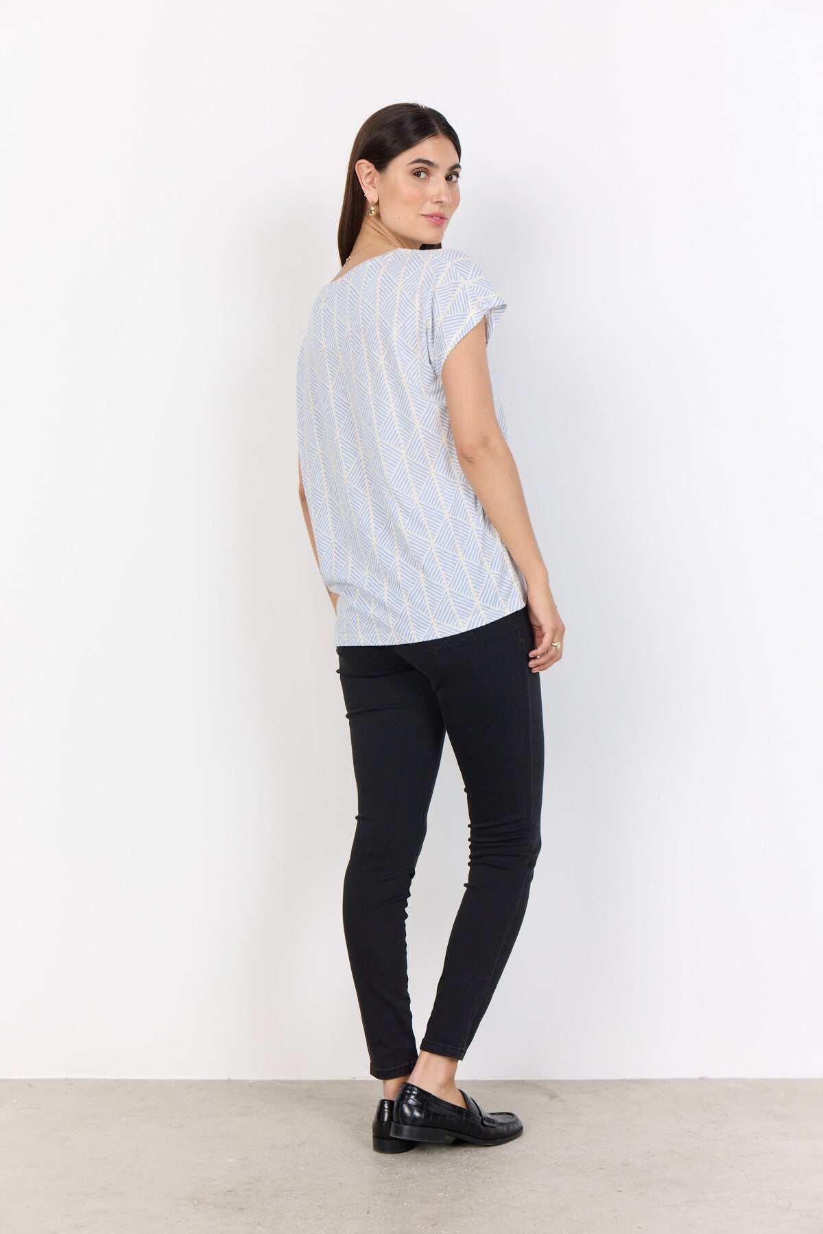 SC-FELICITY AOP 513 T-shirt Lyseblå