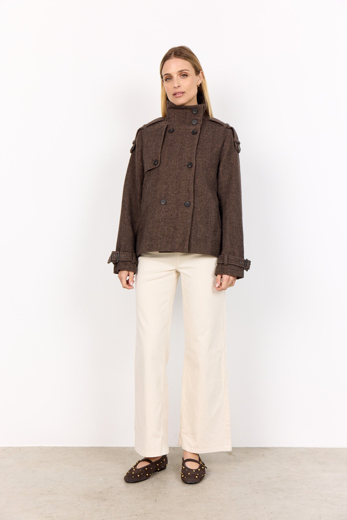 SC-SHAKIRA 1 Jakke Mørk brun