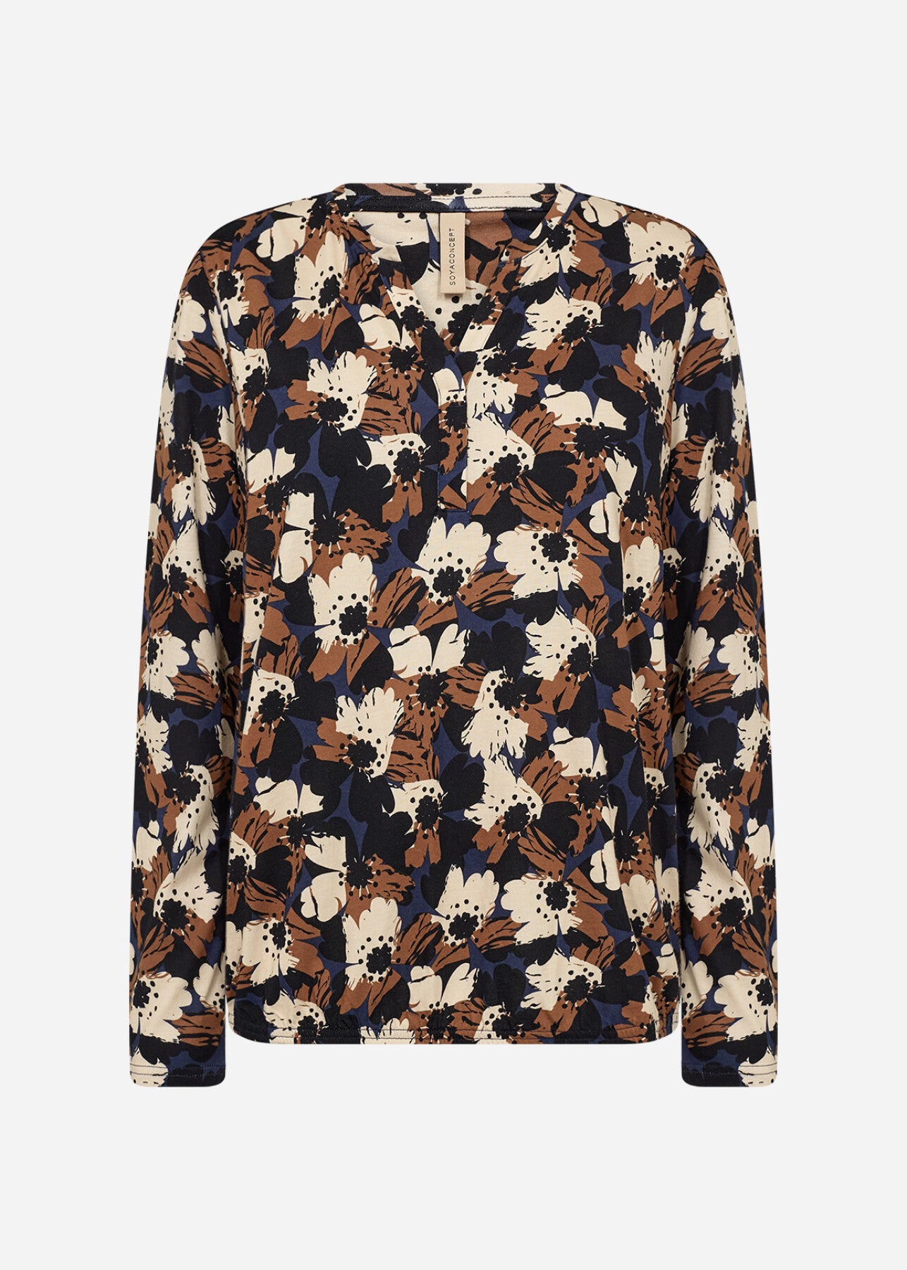 SC-FELICITY AOP 529 Bluse Sort