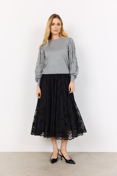 SC-DOLLIE 802 Pullover Grå