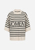 SC-ORLEAN STRIPE 11 Pullover Creme