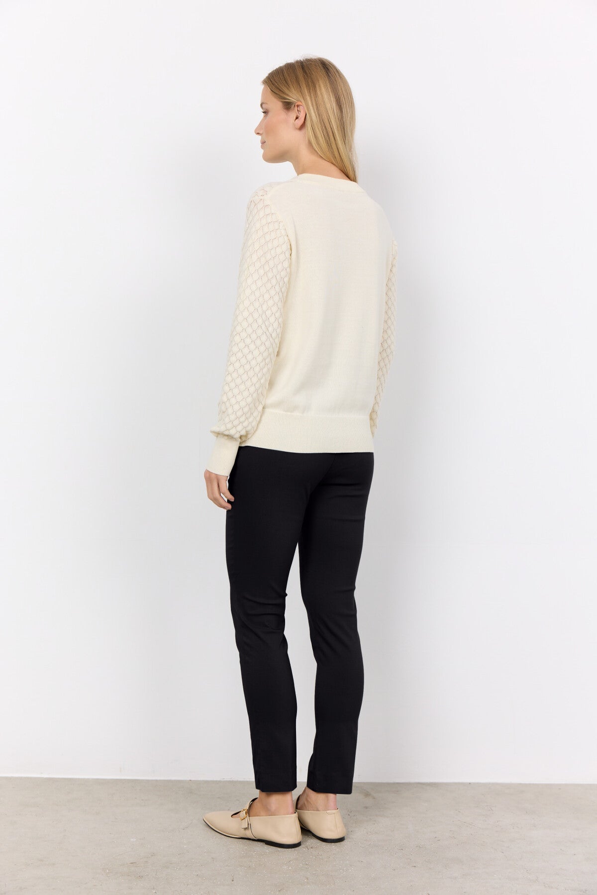 SC-AMELA 1 Pullover Creme