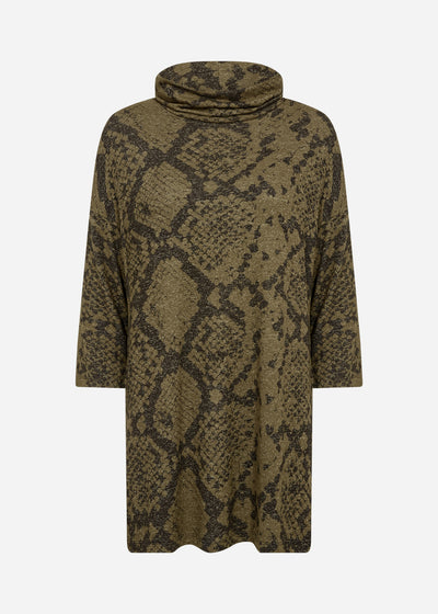 SC-BIARA AOP 146 Sweatshirt Mørkegrøn