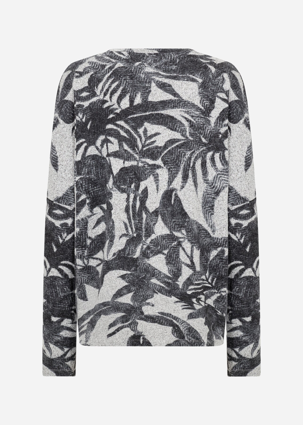 SC-BIARA AOP 152 Bluse Lys grå