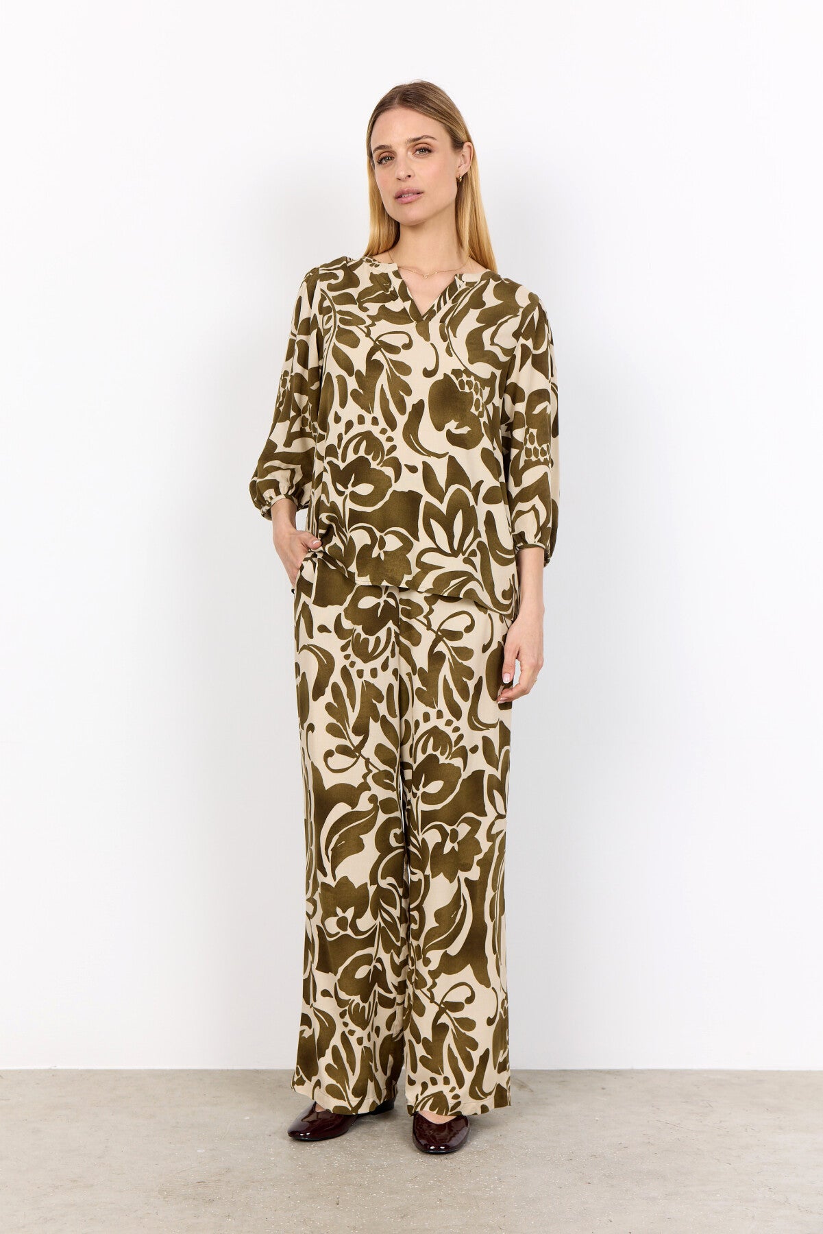 SC-SENTA 1 Bluse Oliven