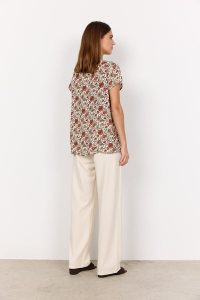 SC-SAMEA 1 Bluse Rust rød