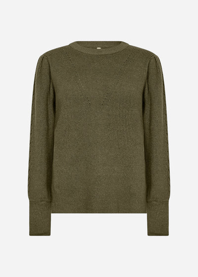 SC-KANITA 25 Pullover Mørkegrøn