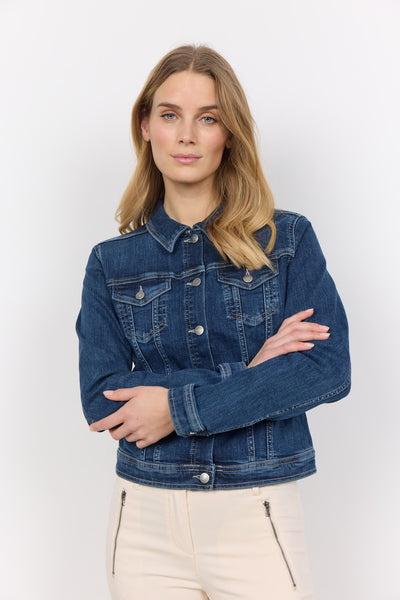 SC-KIMBERLY 3 Jakke Mørk denim