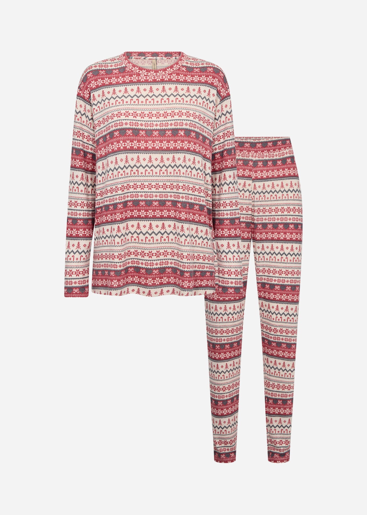SC-BIARA AOP SET 149 Pyjamas Rød