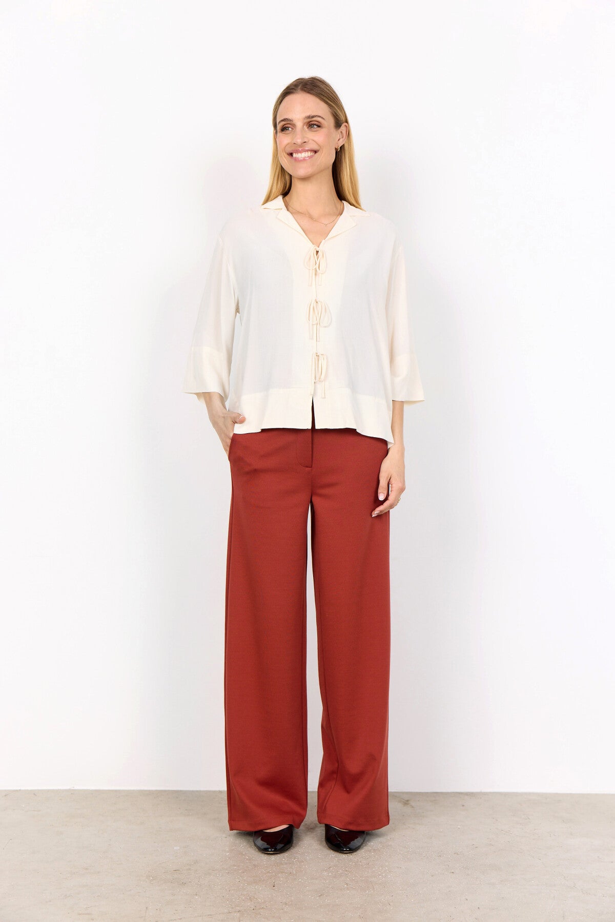 SC-RADIA 217 Skjorte Creme