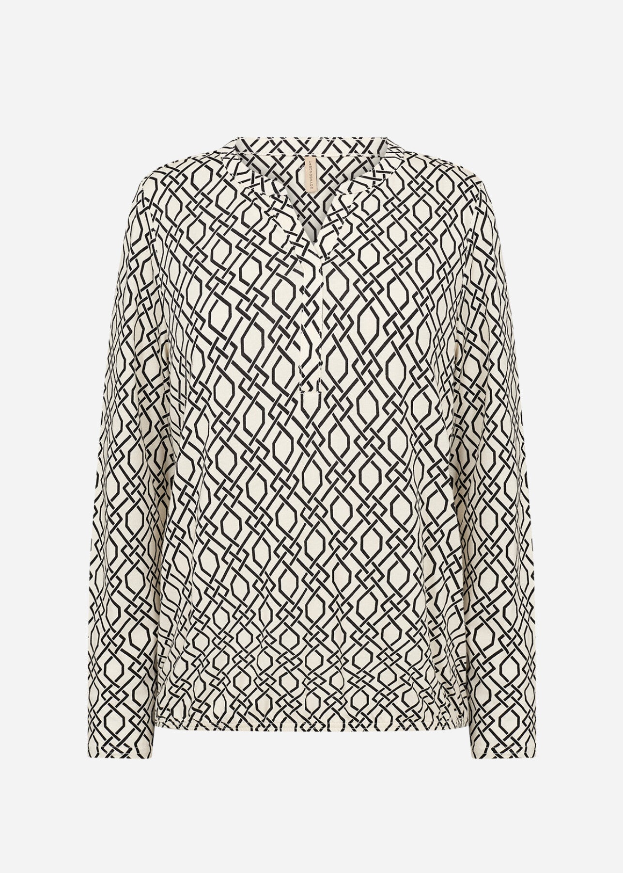 SC-FELICITY AOP 530 Bluse Creme